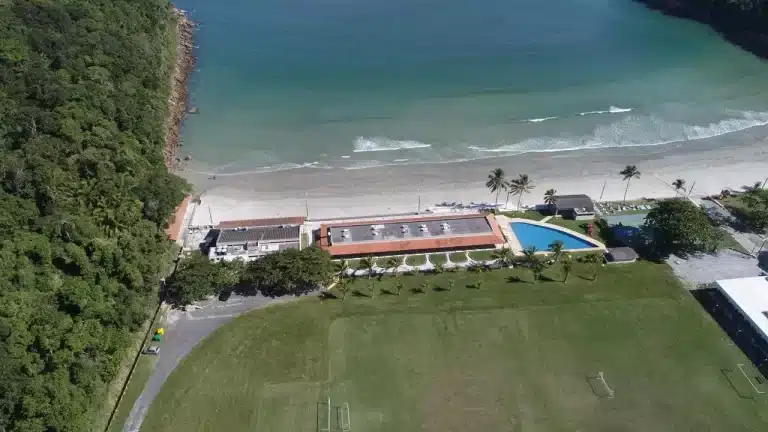 Hotel de trânsito da sede da 1º Brigada, no Guarujá, onde Bolsonaro se hospedou em abril de 2019