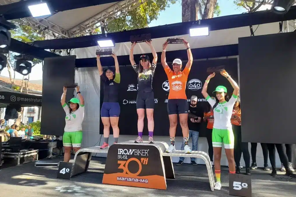 Desempenho de Liége Walter garantiu, mas uma vez, o lugar mais alto do pódio das Top 5 de Mariana
