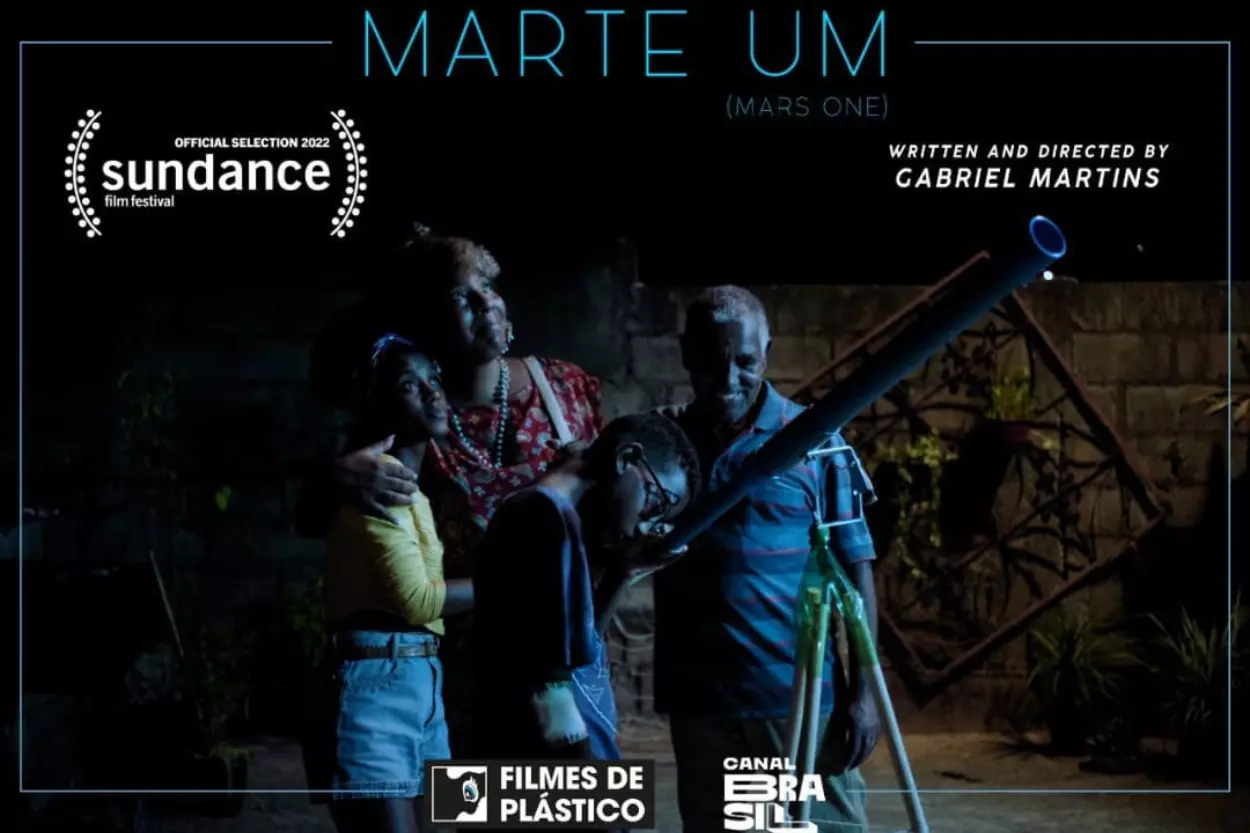 Pôster de divulgação do filme Marte Um