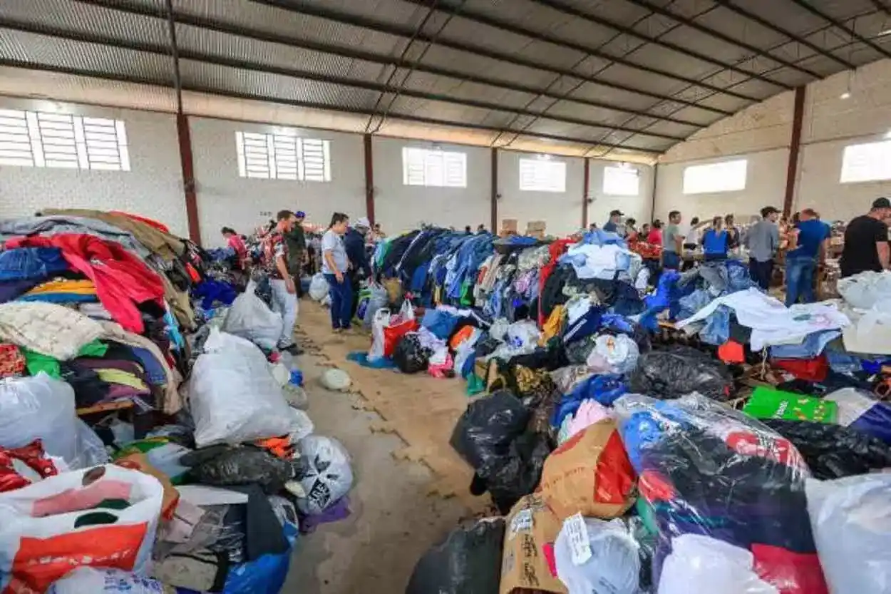 Moradores do Rio Grande do Sul passam a integrar a estatística – Foto: Mauricio Tonetto e Gustavo Mansur/Palácio Piratini